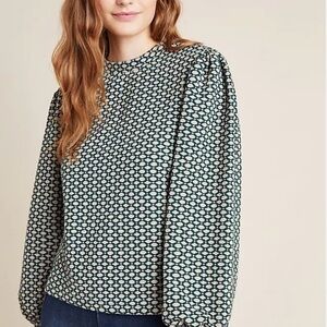 Anthropologie - Maeve Shannon Balloon-Sleeved Top